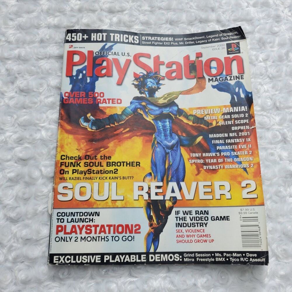 ISSUE36 September 2000 Official U.S. PlayStation Magazine Video Game